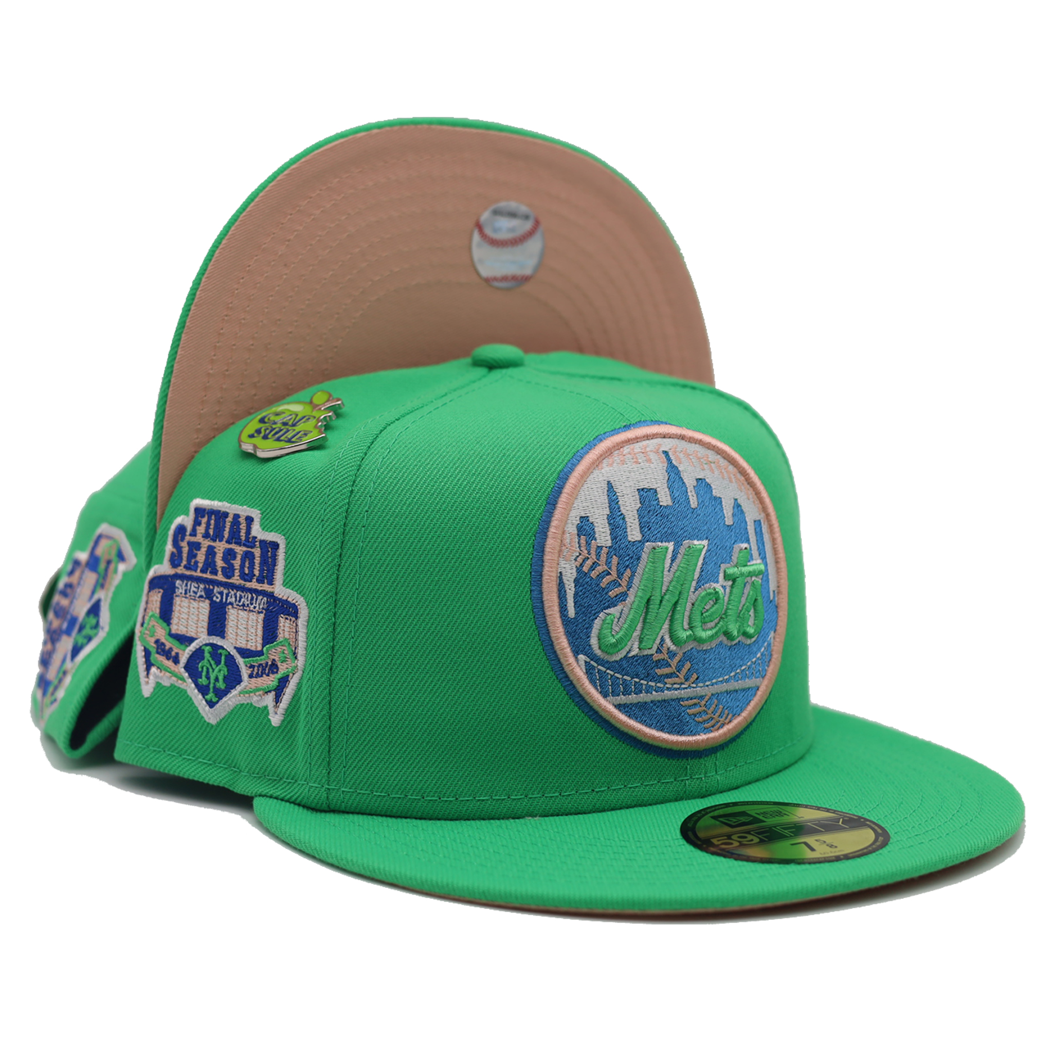 New Era New York Mets Capsule Easter Collection 25th Anniversary 59Fifty Fitted Hat Black/Lavender