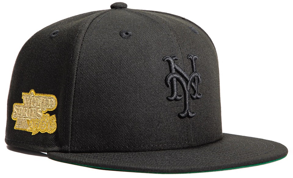 Men's New Era Black New York Mets 2022 Clubhouse 59FIFTY Fitted Hat