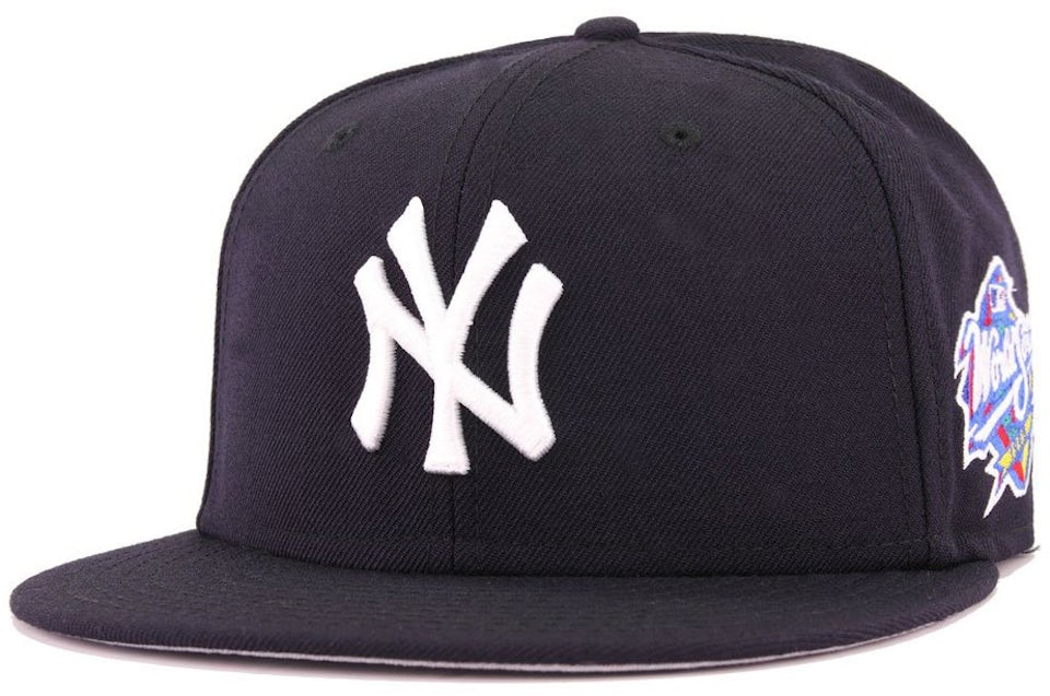 New York Yankees 1998 WORLD SERIES RED-BOTTOM Navy Fitted Hat