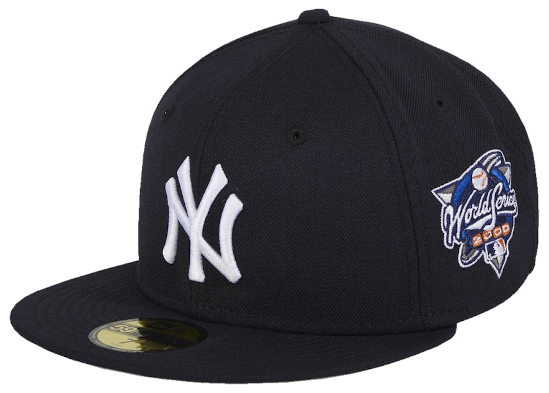 Pre-owned New Era New York Yankees 2000 World Series Patch Game 59fifty Fitted Hat Navy