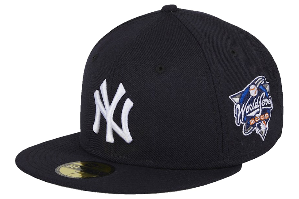 Pre-owned New Era New York Yankees 2000 World Series Patch Game 59fifty Fitted Hat Navy