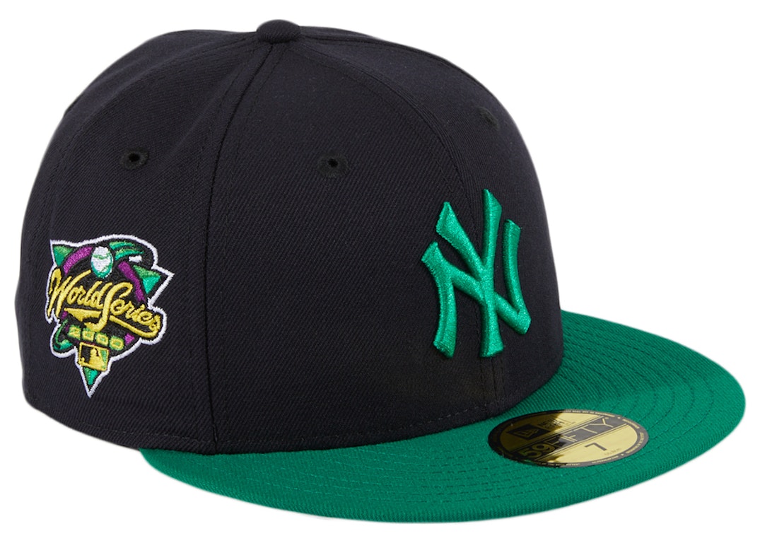 Pre-owned New Era New York Yankees 2000 World Series Tribute Patch Hat Club Exclusive 59fifty Fitted Hat Navy
