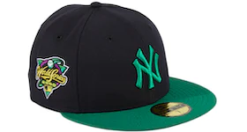 New Era New York Yankees 2000 World Series Tribute Patch Hat Club Exclusive 59Fifty Fitted Hat Navy
