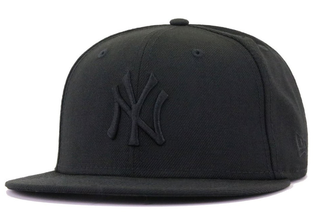 Pre-owned New Era New York Yankees 59fifty Fitted Hat Black/grey Undervisor