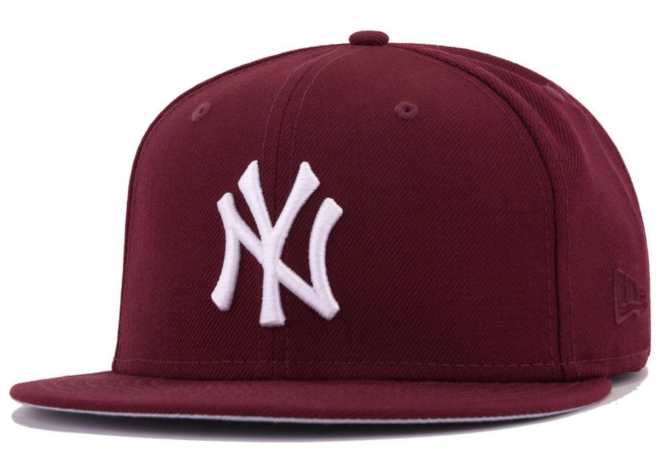 New Era New York Yankees 59Fifty Fitted Hat Maroon Men's - FW21 - US