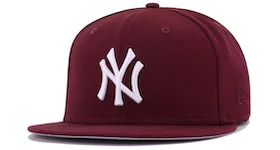 New Era New York Yankees 59Fifty Fitted Hat Maroon