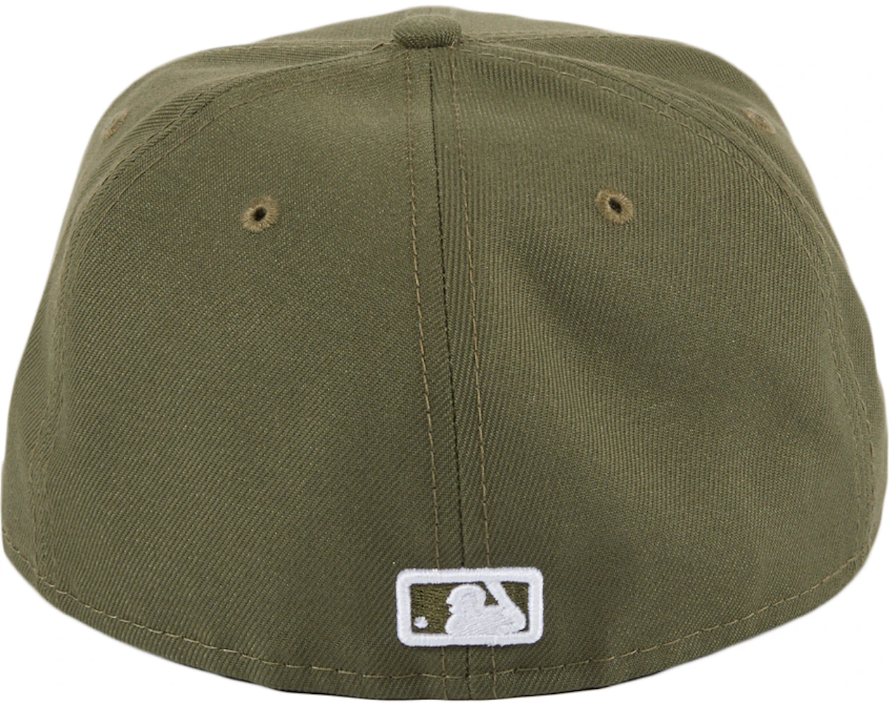 New Era New York Yankees 59Fifty Fitted Hat Olive/White Men's - FW21 - US