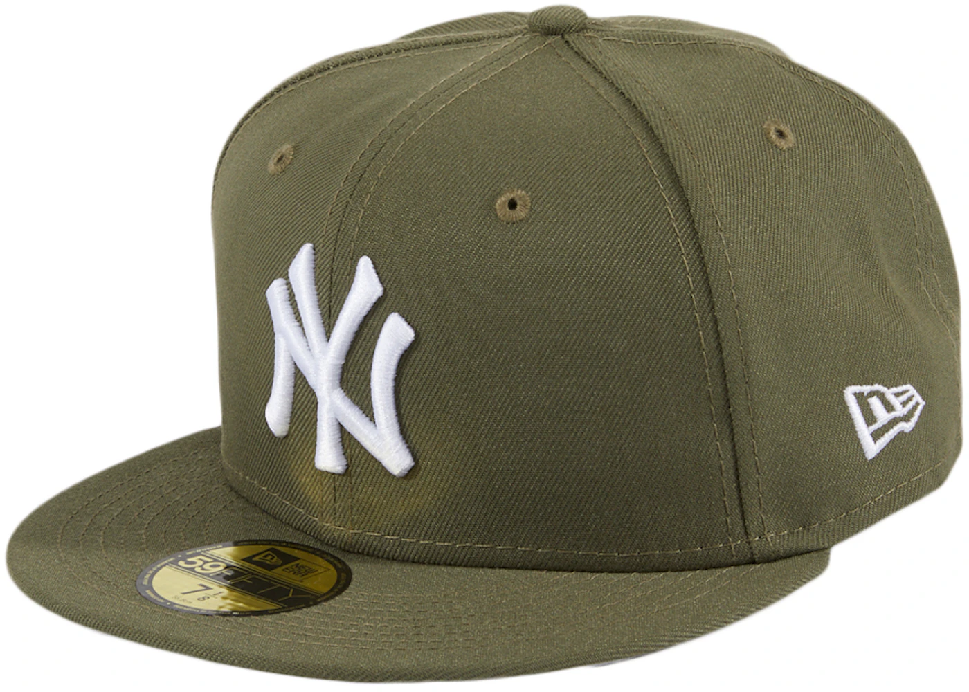New Era New York Yankees 59fifty Fitted Hat Olive White Fw21 New Era New York Yankees 59fifty Fitted Hat Olive White Fw21