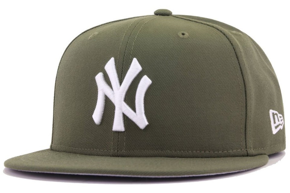 New Era New York Yankees 59fifty Fitted Hat Olive Fw21 New Era New York Yankees 59fifty Fitted Hat Olive Fw21