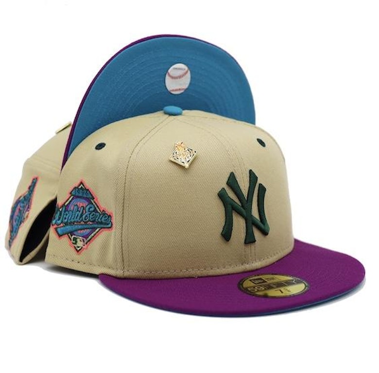 Pre-owned New Era New York Yankees '96 Olympic Collection (part 1) 1996 World Series Capsule Hats Exclusive 59 In Gold/blue