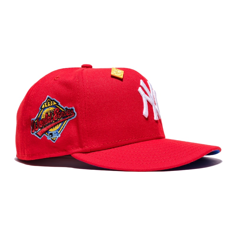 red world series fitted hat