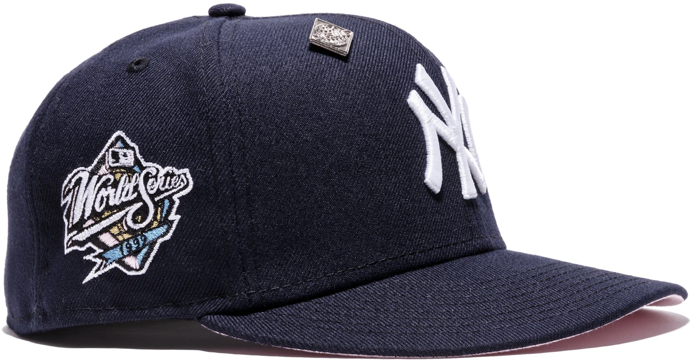 New Era Cardinal New York Yankees 1999 World Series Air Force Blue Undervisor 59FIFTY Fitted Hat