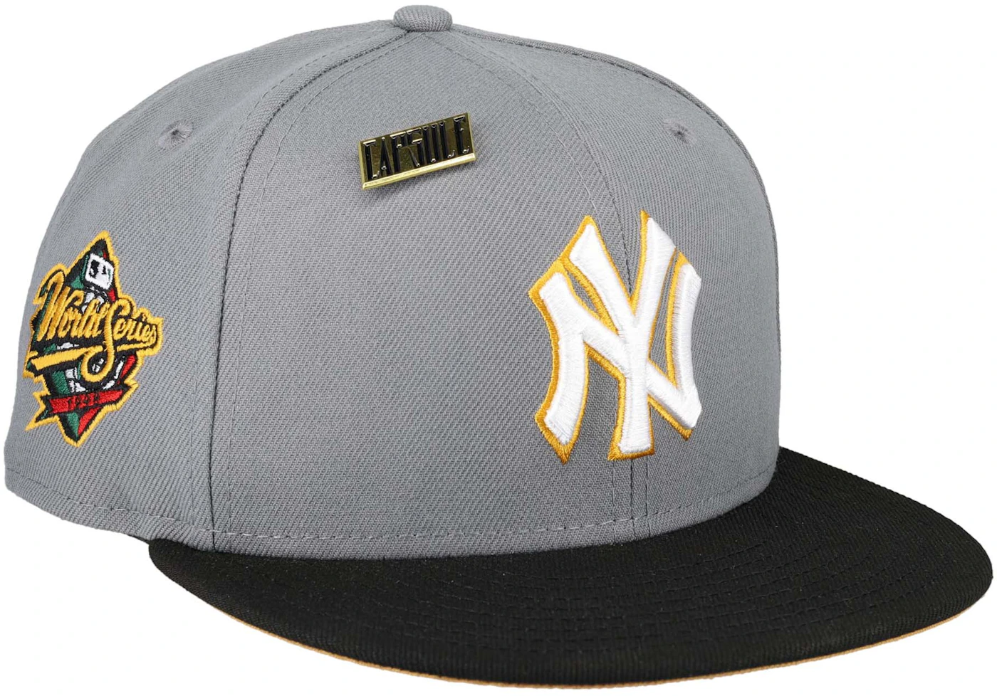 Men's New Era White/Brown York Yankees 1956 World Series 59FIFTY Fitted Hat