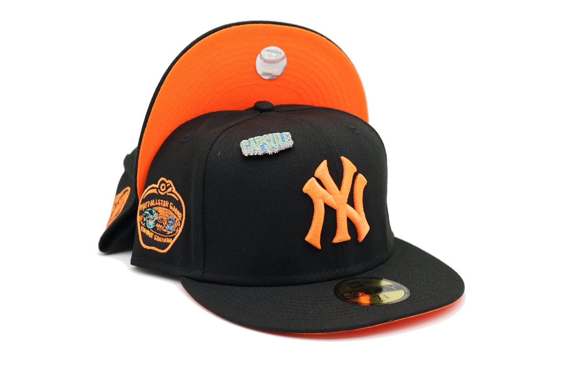 Pre-owned New Era New York Yankees Capsuleween Collection (part 2) 1997 All Star Game Capsule Hats Exclusive 5 In Black/orange