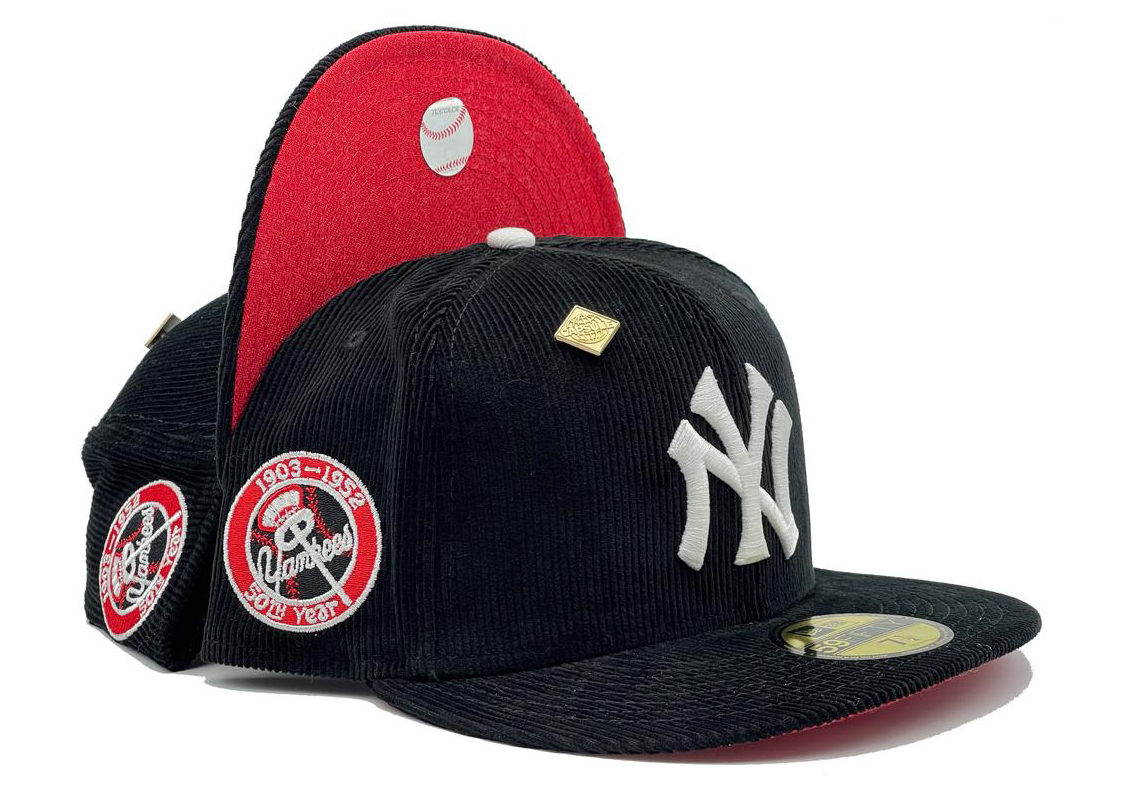 New Era New York Yankees Corduroy Reloaded 50th Year Capsule Hats 
