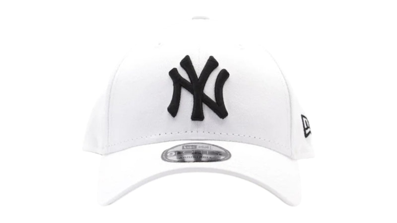 Pre-owned New Era New York Yankees Essential 9forty Cap (ss25) In White