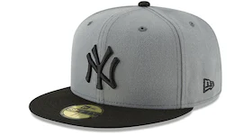 New Era New York Yankees Fitted 59Fifty Fitted Hat Dark Gray/Black