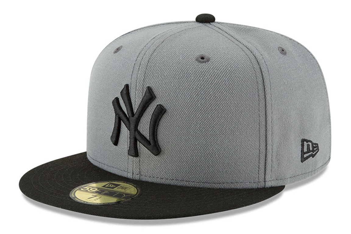 Pre-owned New Era New York Yankees Fitted 59fifty Fitted Hat Dark Gray/black