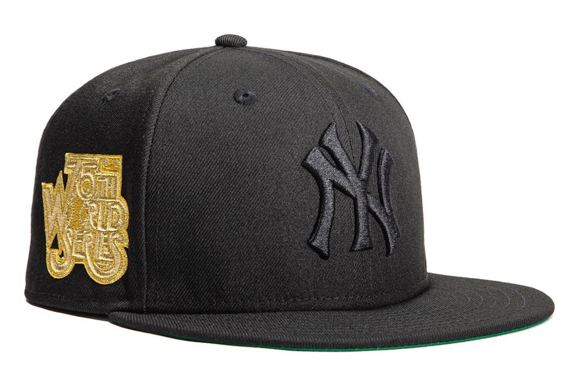 Pre-owned New Era New York Yankees Gold Digger 1978 World Series Patch Hat Club Exclusive 59fifty Fitted Hat B In Black