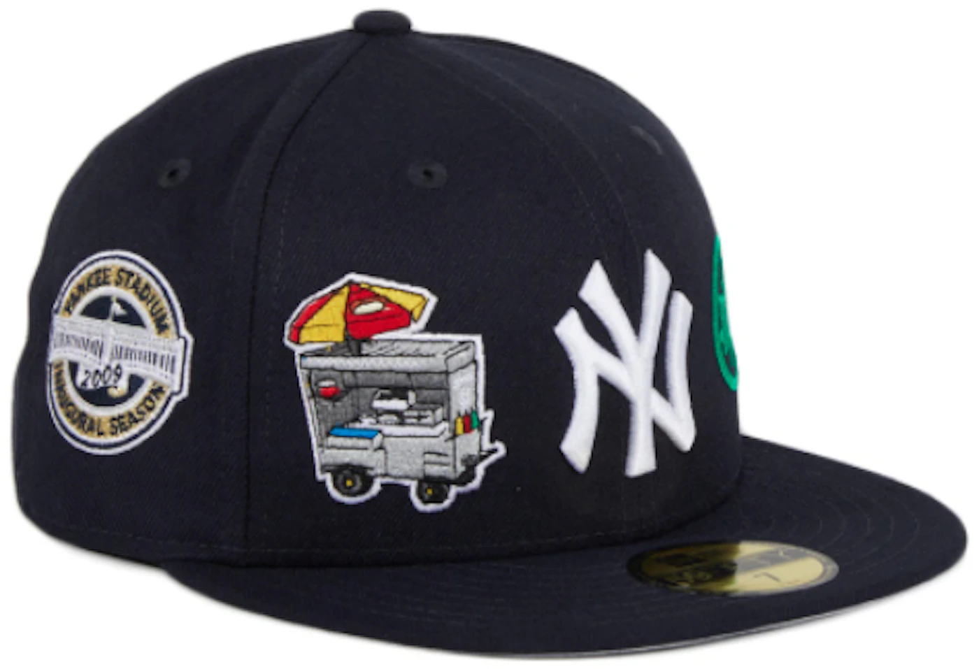 Supreme New York Yankees Box Logo Beanie FW 21 Navy - Stadium Goods