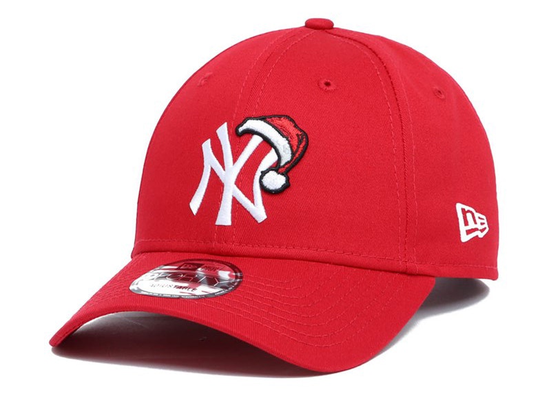 New Era New York Yankees MLB Christmas 9Forty Cap Scarlet Men's