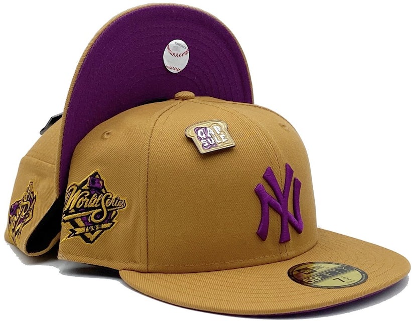 New Era New York Yankees World Series 1999 Stone Orange Two Tone Edition  59Fifty Fitted Hat