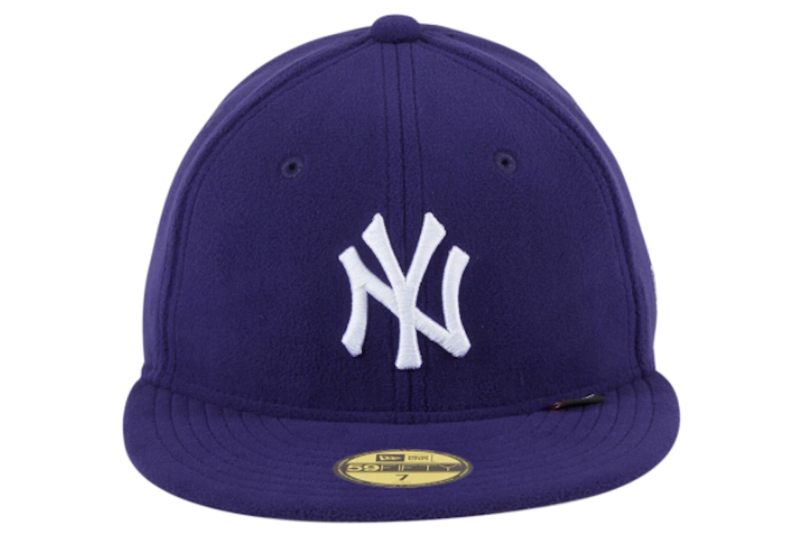 Pre-owned New Era New York Yankees Polartec 59fifty Fitted Hat Navy