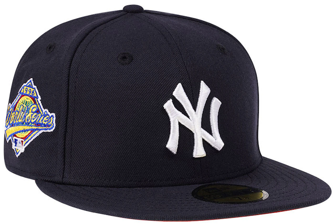 New Era New York Yankees World Series 1996 59Fifty Fitted Hat Navy/Red ...