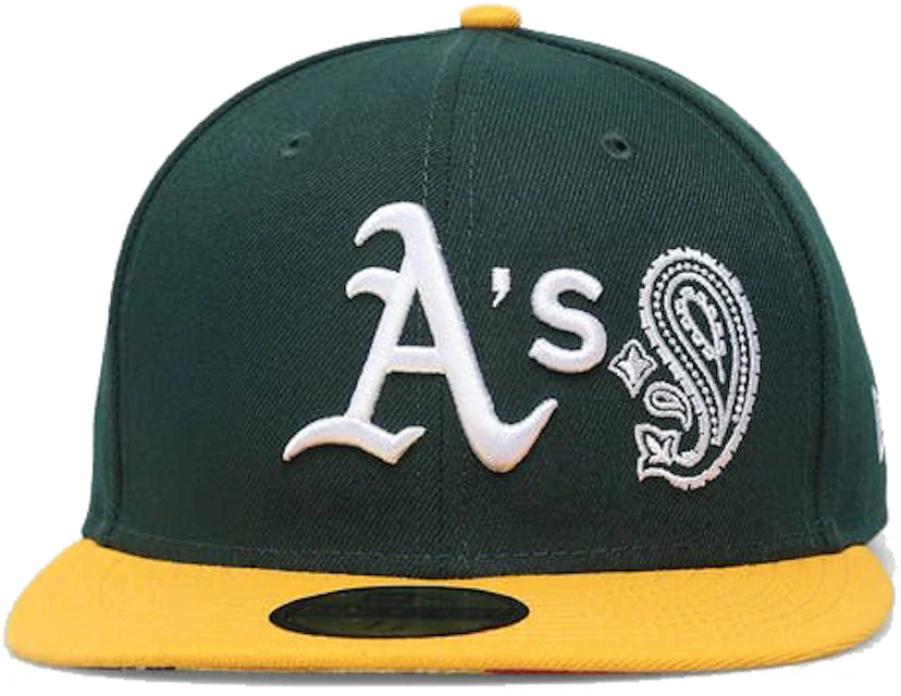 New Era Oakland Athletics Patchwork Paisley Undervisor 59Fifty Fitted ...