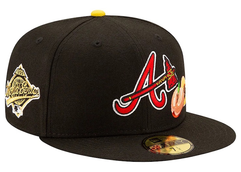 New Era Offset x Atlanta Braves 59fifty Fitted Hat Black Men's - US