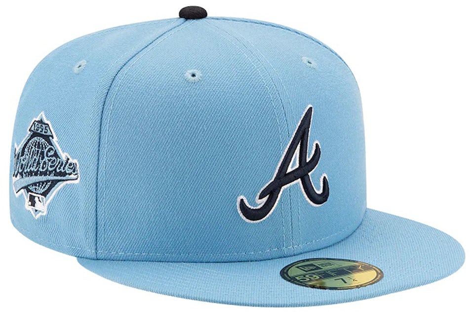Men's Atlanta Braves New Era White Sky 59FIFTY Fitted Hat
