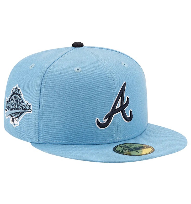 New Era Offset x Atlanta Braves 59fifty Fitted Hat Blue Men's US