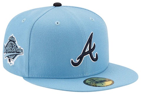 New Era Offset x Atlanta Braves 59fifty Fitted Hat Blue Men's US