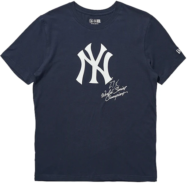 New Era Paisley Elements MLB New York Yankees T-Shirt Navy Blue - DE