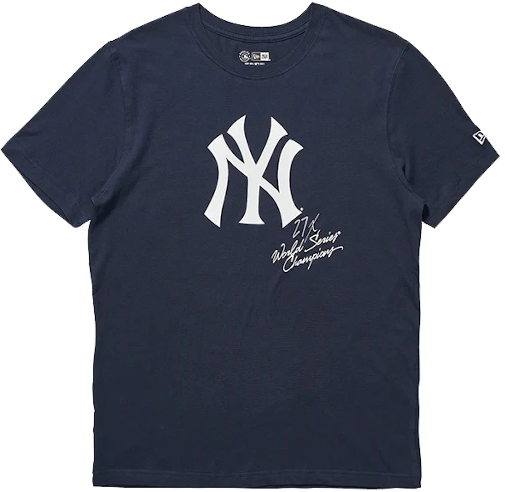 New Era Paisley Elements MLB New York Yankees T-Shirt Navy Blue Men's - GB