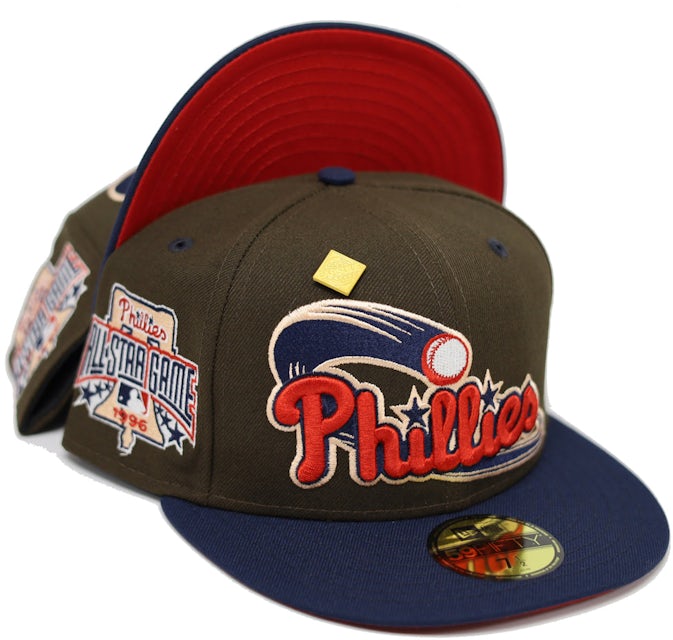 New Era Philadelphia Phillies Capsule Hats 1996 All Star Game 59Fifty  Fitted Hat Brown/Red - US