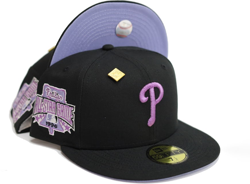 New Era Philadelphia Phillies Capsule Purple Punch Collection 1996 All Star  Game 59Fifty Fitted Hat Black/Lavender Men's - US