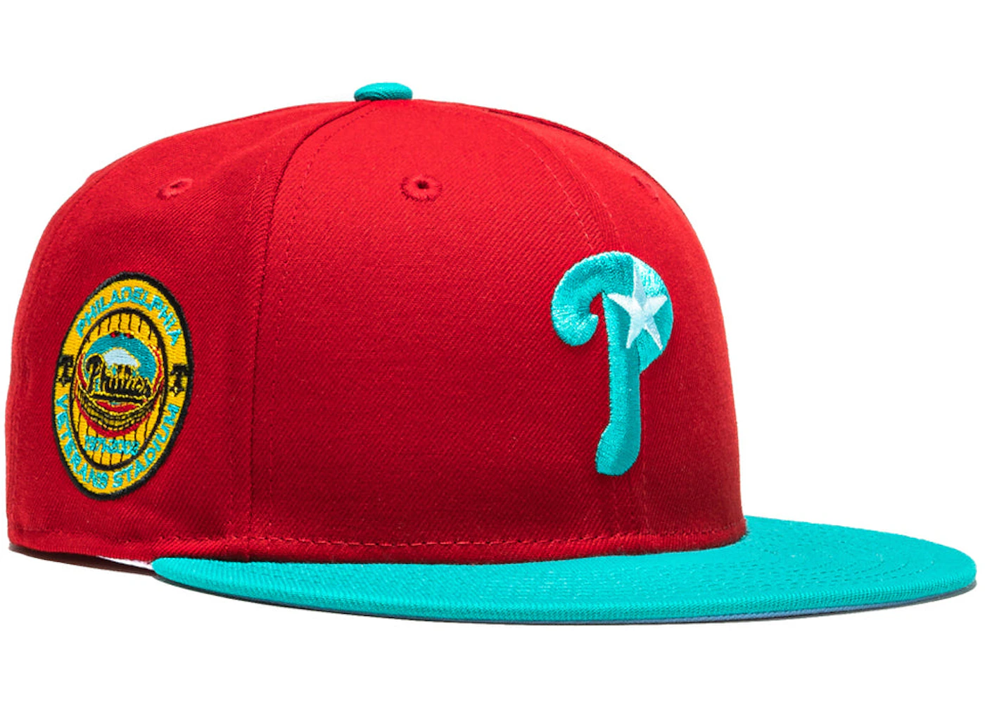 New Era 59FIFTY Captain Planet 2.0 Detroit Tigers 2005 All Star Game Patch Alternate Hat - Red, Teal Red/Teal / 7 1/8