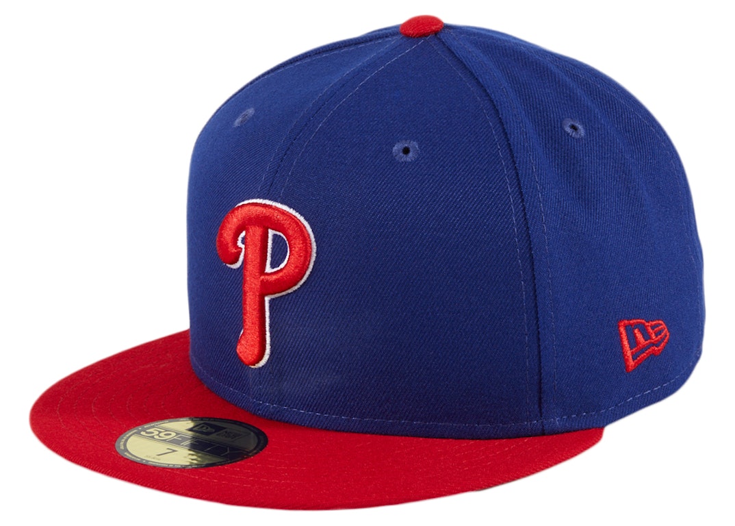 Pre-owned New Era Philadelphia Phillies On-field Alternate Authentic Collection 59fifty Fitted Hat Royal Blue/ In Royal Blue/red