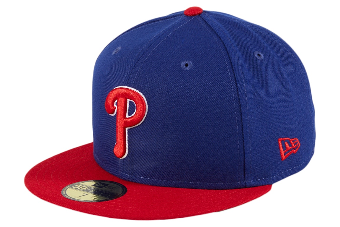 Pre-owned New Era Philadelphia Phillies On-field Alternate Authentic Collection 59fifty Fitted Hat Royal Blue/ In Royal Blue/red