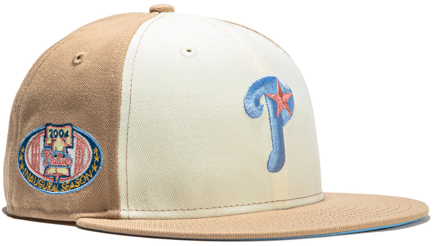 New Era Detroit Tigers Sugar Shack 2.0 Stadium Patch Alternate Rail Hat Club Exclusive 59FIFTY Fitted Hat White/Tan/Peach