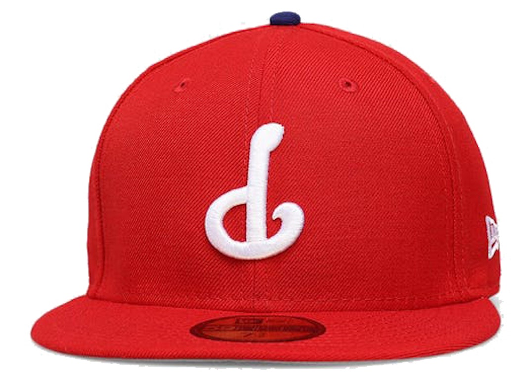 Pre-owned New Era Philadelphia Phillies Upside Down Logo 59fifty Fitted Hat Red