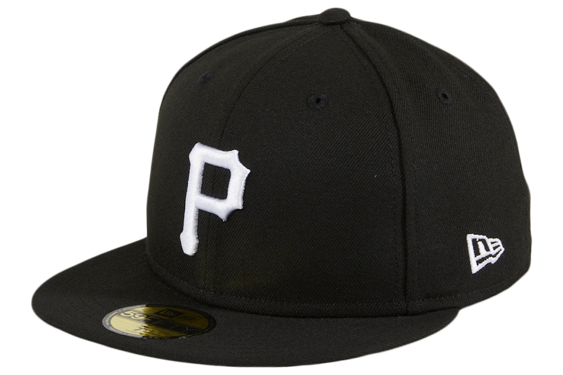 Pre-owned New Era Pittsburgh Pirates 59fifty Fitted Hat Black/white