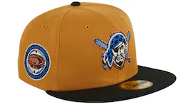 New Era Pittsburgh Pirates Ancient Egypt ALT Three Rivers Stadium Hat Club Exclusive 59Fifty Fitted Hat Khaki/Black/Royal Blue