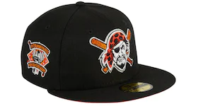 New Era Pittsburgh Pirates Glow My God 1994 All Star Game Patch Alternate Hat Club Exclusive 59Fifty Fitted Hat Black