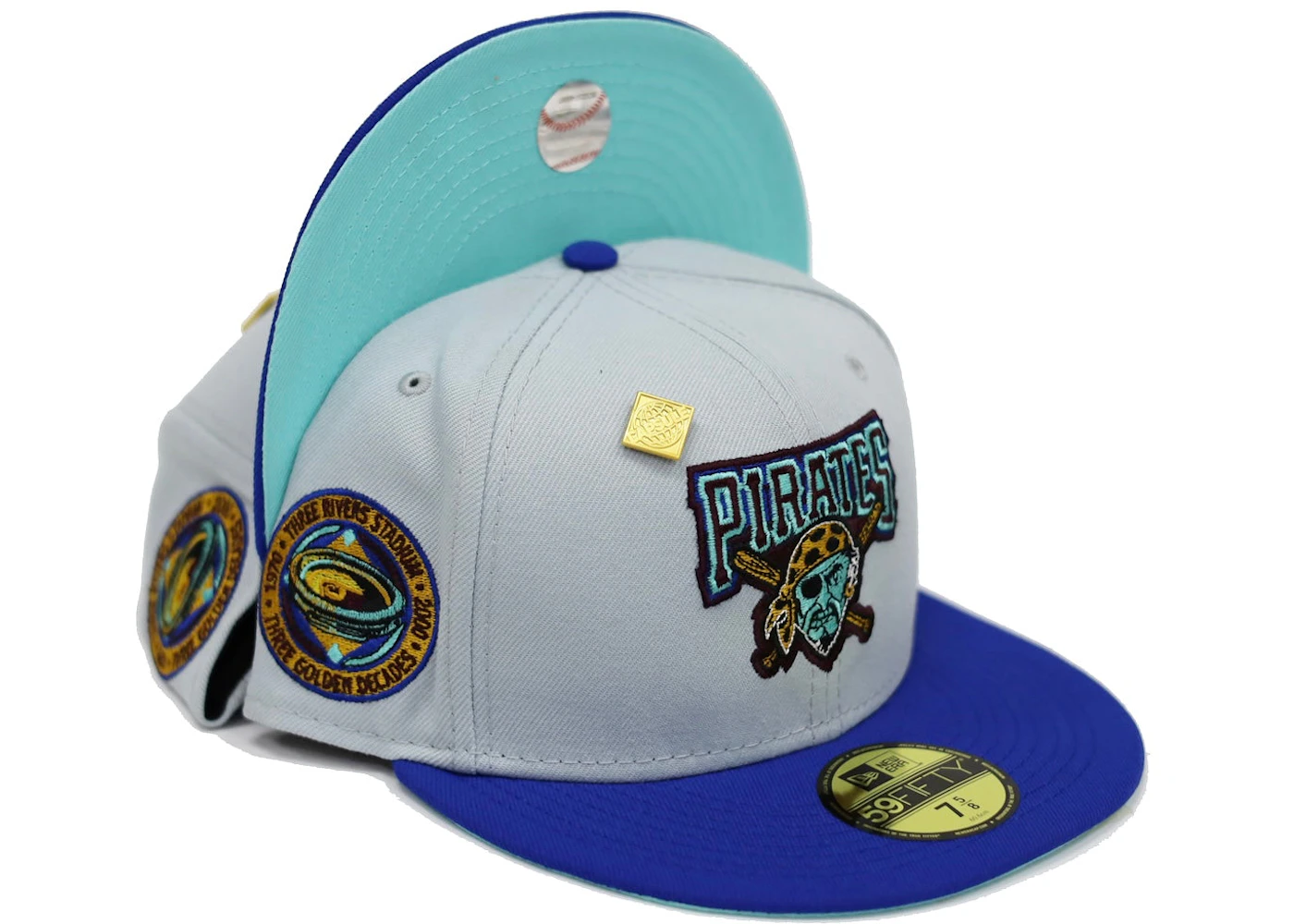 New Era Pittsburgh Pirates Three Rivers Stadium Capsule Hats 59Fifty ...