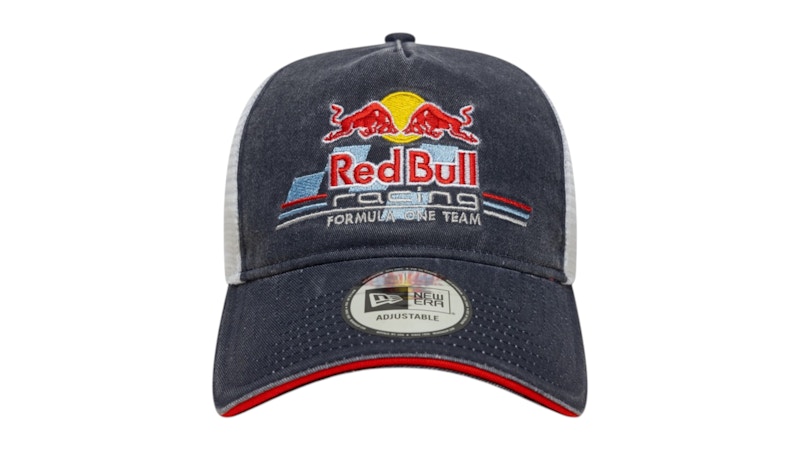 New Era Red Bull Racing Re-Edition E Frame Trucker Cap Gray/White