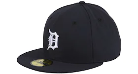 New Era Retro On-Field Detroit Tigers Home 59Fifty Fitted Hat Black
