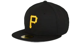 New Era Retro On-Field Pittsburgh Pirates Game 59Fifty Fitted Hat Black