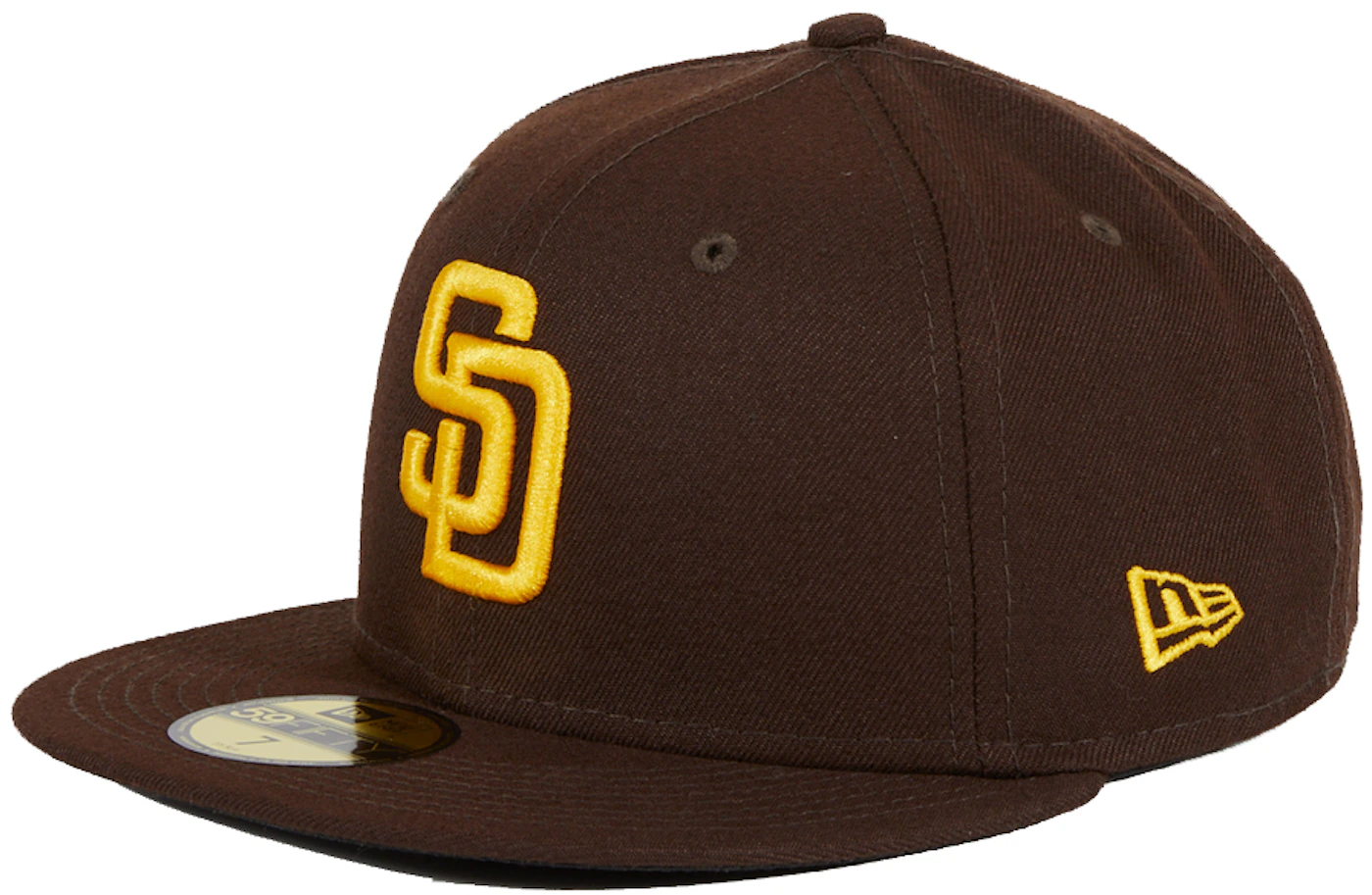 San Diego Padres Fanatics Branded Fitted Hat - Natural/Brown